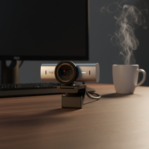 <span class=keywords><strong>Webcam</strong></span> <span class=keywords><strong>Logitech</strong></span> MX Brio 705 pour entreprise, 4K, avec correction automatique de la lumière, Ultra HD, cadrage automatique, mode présentation, USB-C - Product Image 3