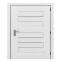 Portes intérieures laquées modernes, fabrication sur mesure, portes en bois peintes pour importateurs mondiaux