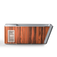 Bain de glace en acier inoxydable Syochi 314 316, bain de glace tout-en-un avec refroidisseur et filtre