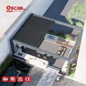 Gazebo de Jardín de Aluminio <span class=keywords><strong>para</strong></span> Exteriores con <span class=keywords><strong>Cortinas</strong></span> Laterales y Mosquitera, Apto <span class=keywords><strong>para</strong></span> Patio Trasero, Picnic, Pérgola Retráctil - Product Image 1