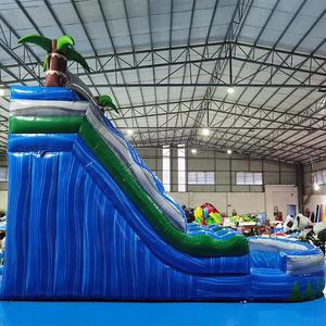 Tobogán Inflable Gigante <span class=keywords><strong>de</strong></span> PVC, Combinado <span class=keywords><strong>con</strong></span> <span class=keywords><strong>Piscina</strong></span>, Tobogán Acuático y Seco, <span class=keywords><strong>Casa</strong></span> <span class=keywords><strong>de</strong></span> Brinco, Parque <span class=keywords><strong>de</strong></span> Aventuras Azul y Verde, Parque <span class=keywords><strong>de</strong></span> Trampolines <span class=keywords><strong>para</strong></span> Diversión - Product Image 5