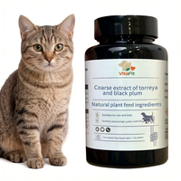 Suplemen Hewan Peliharaan Alami VitaFit untuk Kucing dengan Tablet Ekstrak Mentah Prunus Mume - Mendukung Kekebalan Tubuh, Kesehatan Kulit & Bulu, Tinggi Protein