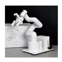 HT Yahboom 7 Axis Robotic Arm AI Vision ROS Robot Kompatibel Dengan Jetson Nano Orin NX Pemrograman Sumber Terbuka