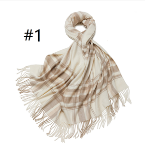 Vente en gros de <span class=keywords><strong>poncho</strong></span> mongol à carreaux en <span class=keywords><strong>cachemire</strong></span> pur 100% de qualité supérieure hommes femmes écharpe chaude laine confortable long châle Pashmina - Product Image 3