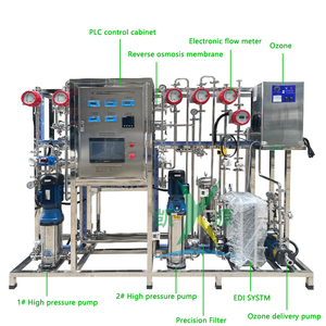 CE/ISO 500LPH 2级反渗透净化器，带EDI工业水净化功能，适用于实验室的RO水处理装置 - Product Image 5