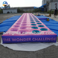Nouveauté : Parcours d'obstacles gonflable commercial sécurisé « The Wonder Challenge »