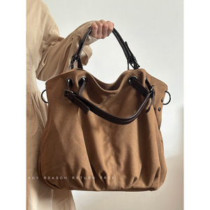 Heavy Duty Global Shipping Vintage <b>Large</b> Capacity Women's Shoulder <b>Bag</b> Crossbody Luxury <b>Canvas</b> Tote <b>Bag</b> - Product Image 1