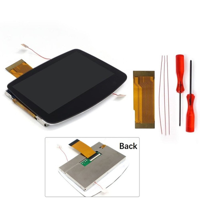 Hispeedido HD V5 720x480 Retro Pixel Laminated 3.0 Inches Drop in LCD Display IPS Backlight LCD Screen Kit for GBA OSD Menu