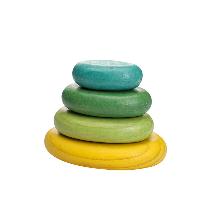 Montessori Educational Toy Baby Wood Stone