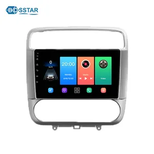 Bosstar 9 inç Android 12.0 dokunmatik ekran araba Video navigasyon sistemi oyuncu HONDA akışı için araba android müzik seti DVD OYNATICI