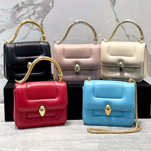 Nouveau <span class=keywords><strong>sac</strong></span> à main en peau de mouton matelassé avec motif serpent, <span class=keywords><strong>sac</strong></span> à main avec tête de serpent, boucle de <span class=keywords><strong>sac</strong></span> à main avec tête de serpent, ensemble complet d'accessoires de quincaillerie - Product Image 5