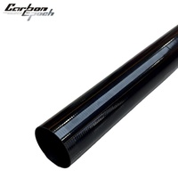 Tube en fibre de carbone enroulé de 8 pouces de qualité aérospatiale, tube composite léger et haute rigidité pour applications structurelles – Vente en gros