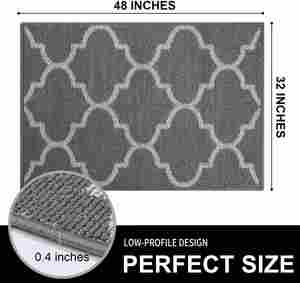 Tapis de porte <span class=keywords><strong>Malton</strong></span>, coloré et Durable, super absorbant, en cuir uni - Product Image 6