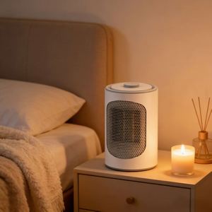 Radiateur soufflant électrique PTC 2026 220V à efficacité énergétique, thermostat réglable, protection contre l'overturnement et la surchauffe pour salle de bain - Product Image 2