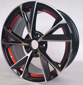 Nuovi Cerchi in Lega di Alluminio <span class=keywords><strong>TAKA</strong></span> 5150 14-17 Pollici Zincati ET 35mm 4/5 Fori PCD 100mm Universali per Auto Passeggeri - Product Image 2