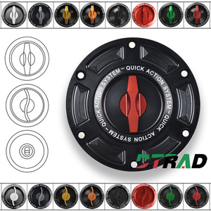 Tapa de Tanque de Combustible de Cierre Rápido para Motocicleta ITALJET DRAGSTER 125/<span class=keywords><strong>200</strong></span>/300 2020-2025, Cubierta de Tanque de Gasolina/Aceite sin Llave de Aluminio CNC - Product Image 4