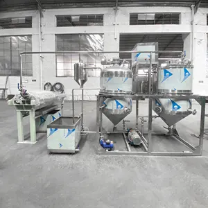 Stainless Steel Edible Cooking Vegetable Oil Refinery Machine Oil Refinery Equipment Refining Machine