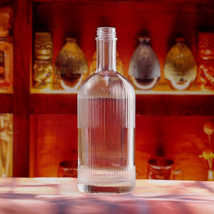 200ml 375ml 750ml <span class=keywords><strong>1L</strong></span> vide <span class=keywords><strong>rhum</strong></span> whisky vodka esprit <span class=keywords><strong>bouteille</strong></span> de liqueur en verre avec liège pour liqueur whisky - Product Image 5