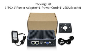 X86 J1900 endüstriyel Mini PC Nano kutusu <span class=keywords><strong>DDR3</strong></span> RAM DC 12V ile ucuz fansız gömülü bilgisayar mevcut AU abd ab fiş türleri - Product Image 3