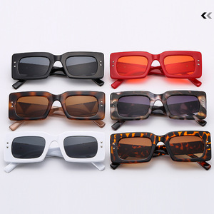Psn Fashion Lunettes de soleil rectangulaires à monture complète UV400 Protection solaire unisexe Adulte - Product Image 3