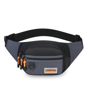 กระเป๋าคาดเอวแฟชั่นสีเขียวทหาร สายปรับได้ ช่องซิปด้านใน พกพาสะดวก กระเป๋ากีฬาสำหรับปั่นจักรยานกลางแจ้งสำหรับผู้ชาย - Product Image 3