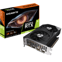 Carte graphique GV-N3060GAMING OC-8GD RTX 3060 GAMING OC 8G PCI Express GPU avec 2 ventilateurs WINDFORCE 128 bits GDDR6 Rev2.0