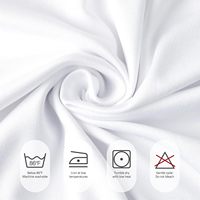Nappe de table rectangulaire personnalisée en polyester tissé 100 %, style européen, blanche, pour fêtes et mariages, imperméable et écologique, vente en gros à prix réduit