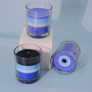 <span class=keywords><strong>Vela</strong></span> de Cera de Soja en Frasco de Vidrio con Ojos de Demonio Artificiales, Etiqueta Privada, <span class=keywords><strong>para</strong></span> Fiestas, Diwali, Ramadán y Bares - Product Image 5