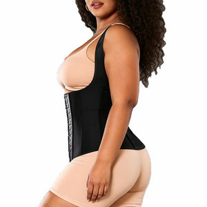 LANGQIN <b>Latex</b> Vest Waist Trainer Plus Size Tummy Control <b>Corset</b> Back Support Body Shaper - Product Image 2