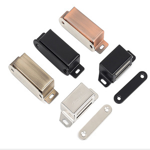 Loquet magnétique pour porte d'armoire en acier inoxydable, aimant puissant, design moderne, accessoire de quincaillerie pour meubles - Product Image 4