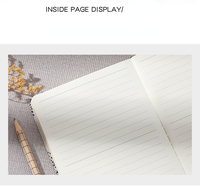 Carnet de notes/journal à couverture rigide en tissu motif floral A6 B6 – Vente en gros