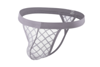 Sous-vêtements transparents pour homme AK, tissu en maille, poche 3D, string en dentelle pour homme, micro-string sexy et respirant pour homme