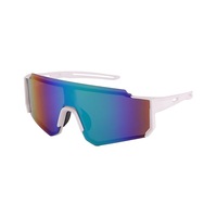 Lunettes de soleil de sport en plein air à large monture Nouvelle version Lunettes de ski et casque pour la randonnée