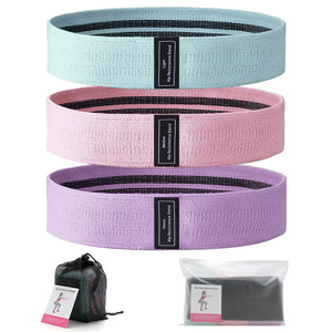 Bandes de résistance pour les hanches Westfit, ensemble léger, moyen et lourd, pour le fitness, le yoga et les exercices de levage des fessiers - Product Image 1
