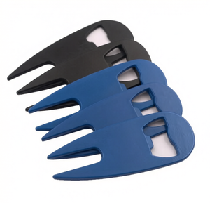 Herramienta <span class=keywords><strong>3</strong></span> en 1 para Golf: Abridor de Botellas, Marcador de Pelotas, Multiherramienta de Aleación de Zinc, Color Negro, para Regalos Promocionales, Torneos, Venta al Por Mayor - Product Image 1