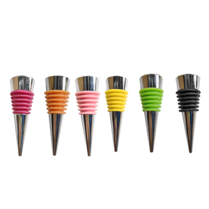 Bouchons de vin en métal filetés en alliage de zinc, 5 couleurs, réutilisables, colorés, en promotion - Product Image 6
