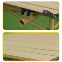 Moderner Tragbarer Klappbarer Tisch aus Kohlenstoffstahl für Outdoor-Camping Metall-Eierroll-Tisch