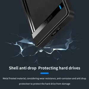 Tishric HDD trường hợp SATA để USB3.0 HDD bao vây <span class=keywords><strong>2.5</strong></span> inch ổ cứng trường hợp hỗ trợ 6gbps di động bên ngoài HDD trường hợp đối với PC Máy tính xách tay - Product Image 3