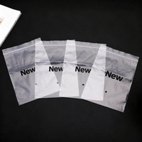 Sacs refermables en plastique transparent écologiques, auto-scellants, LDPE biodégradable, recyclables, pour l'emballage des vêtements