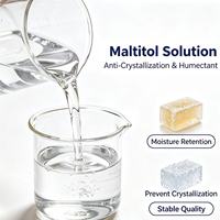 Sirop liquide de maltitol halal casher, édulcorant humectant pour la pâtisserie, la production de bonbons gélifiés