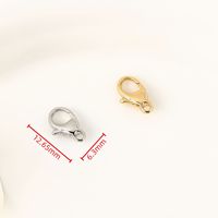 Accessoires de bijouterie en cuivre de qualité supérieure, fermoirs mousquetons à ressort de plusieurs designs pour la fabrication de bijoux