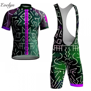 EVELYN OEM ODM <span class=keywords><strong>Tenue</strong></span> de cyclisme unisexe, séchage rapide, respirante, écologique, extensible dans les quatre sens, avec short à bretelles confortable - Product Image 5