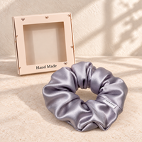 Chouchous en Soie de Mûrier 100% Pure de Luxe, Vente Directe Usine, pour Coiffure Féminine et Emballage Cadeau Commercial