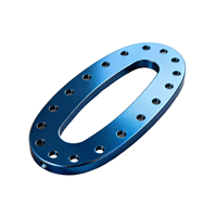 Support de montage en tôle d'aluminium anodisé sur mesure, pliage CNC, estampage, revêtement en poudre, matériel pour équipement énergétique nouvelle génération