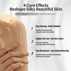 Exfoliante Corporal de Sal Natural con Esencia de Frutas y Azúcar, Fabricante, Fábrica, Marca Privada, Exfoliante de Colágeno, Limpiador Corporal - Product Image 3