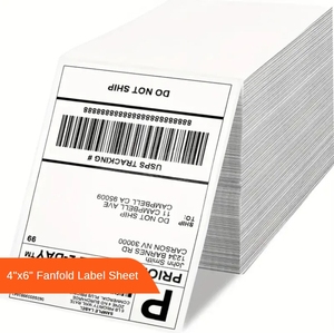 Tùy Chỉnh Trực Tiếp Nhãn Nhiệt 4 "X 6" 100Mm * 150Mm Lớn Vận Chuyển Nhãn Cho Ngựa Vằn 100X150 Dính Waybill Sticker A6 Nhãn Nhiệt - Product Image 2