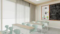 Nouveaux meubles pour enfants table et chaise d'école pour banc d'école préscolaire et bureau à trois places ensemble de bureau et de chaise de lycée primaire