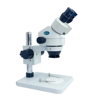 Industrial LED Optical Microscope High Definition 7-50x Professional Grade Trinocular Stereo Microscope Dissecting Mirror