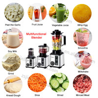 Mixeur Blender Hachoir Multifonction 8-en-1 Robuste à Vitesse Variable Bardefu 6-en-1 3L, Appareil de Cuisine Commercial pour Usage Domestique et Hôtelier