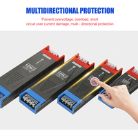 Nouvelle alimentation électrique linéaire à découpage HUAHANG H-CT-12/24 pour intérieur, AC/DC 12V/24V, 100W-400W, efficacité 90%, garantie 3 ans, ISO9001